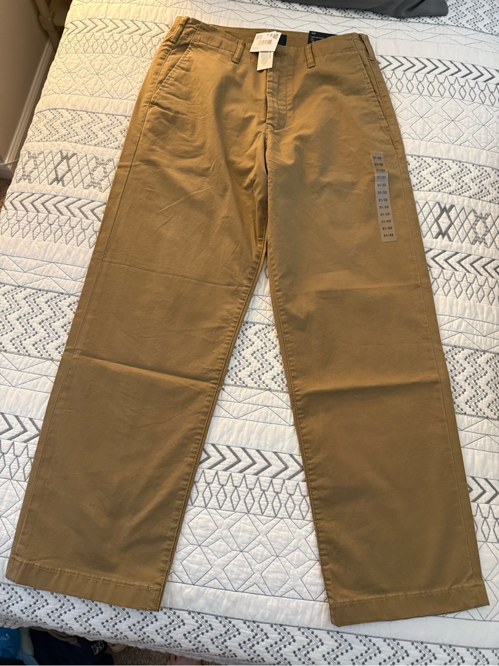 American eagle Men's lived in loose fit khakis 31/32